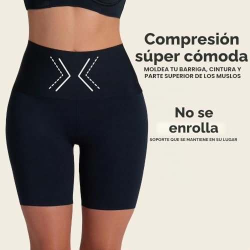 Thumbnail 1 de Leonisa Braga para Mujer Antirozaduras de Muslos Tipo Short Realza Glúteos – Bragas Faja Invisible para Vestido