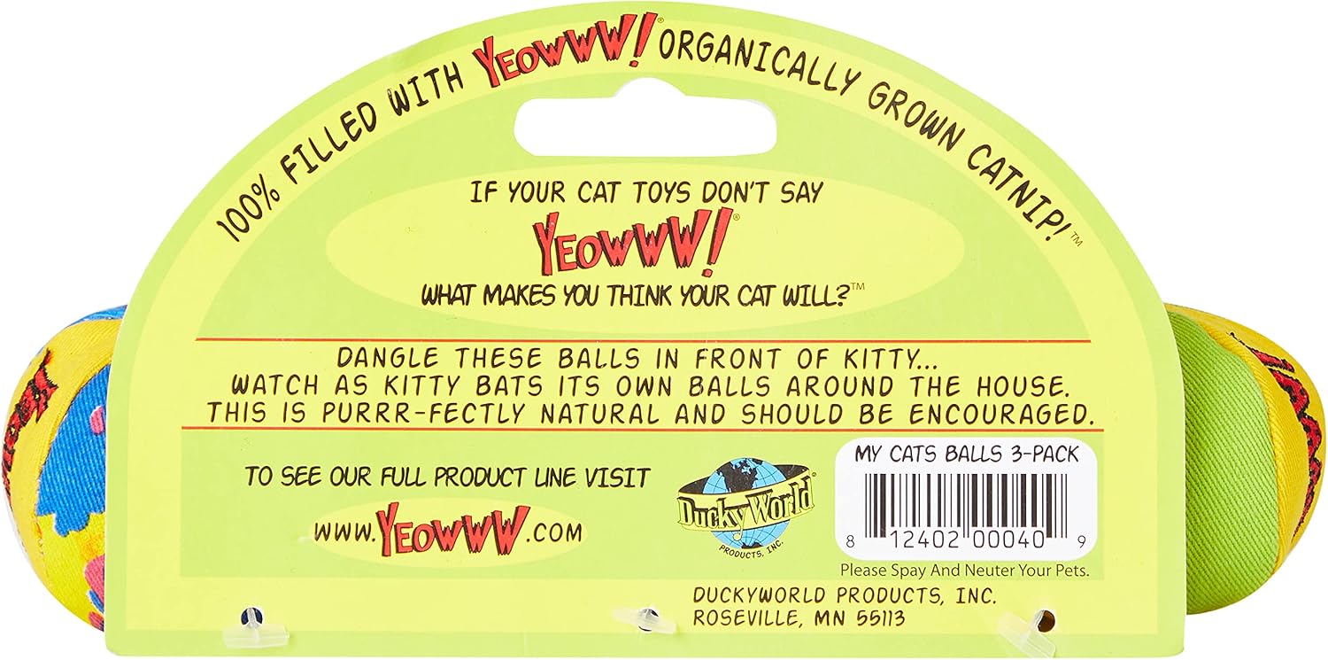 Detalle 1 de MY 3 CAT BALLS natural catnip balls 1 kg