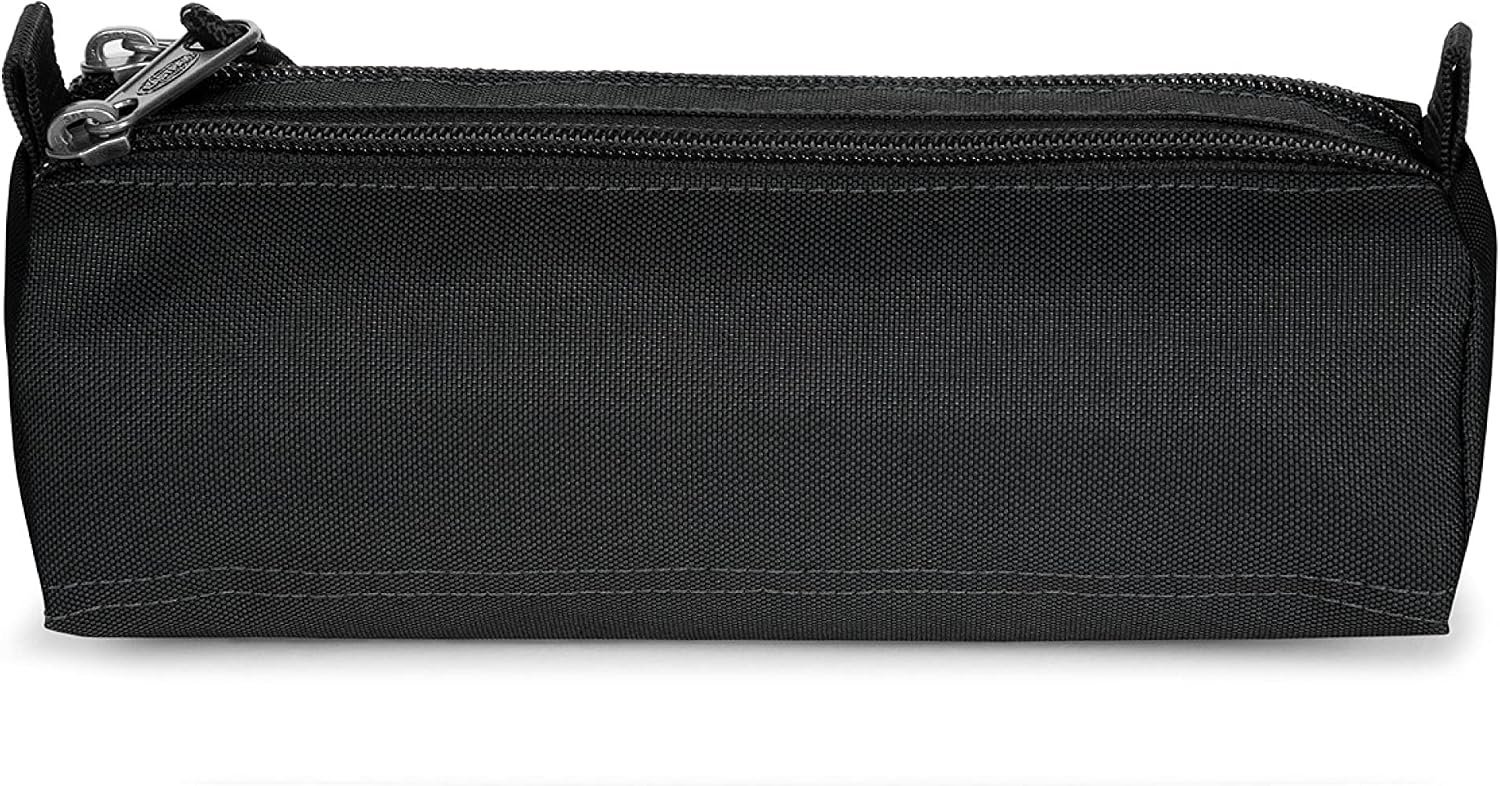 Detalle de Eastpak DOUBLE BENCHMARK Trousse – Black (Noir) : trousse doppio compartiments vegan
