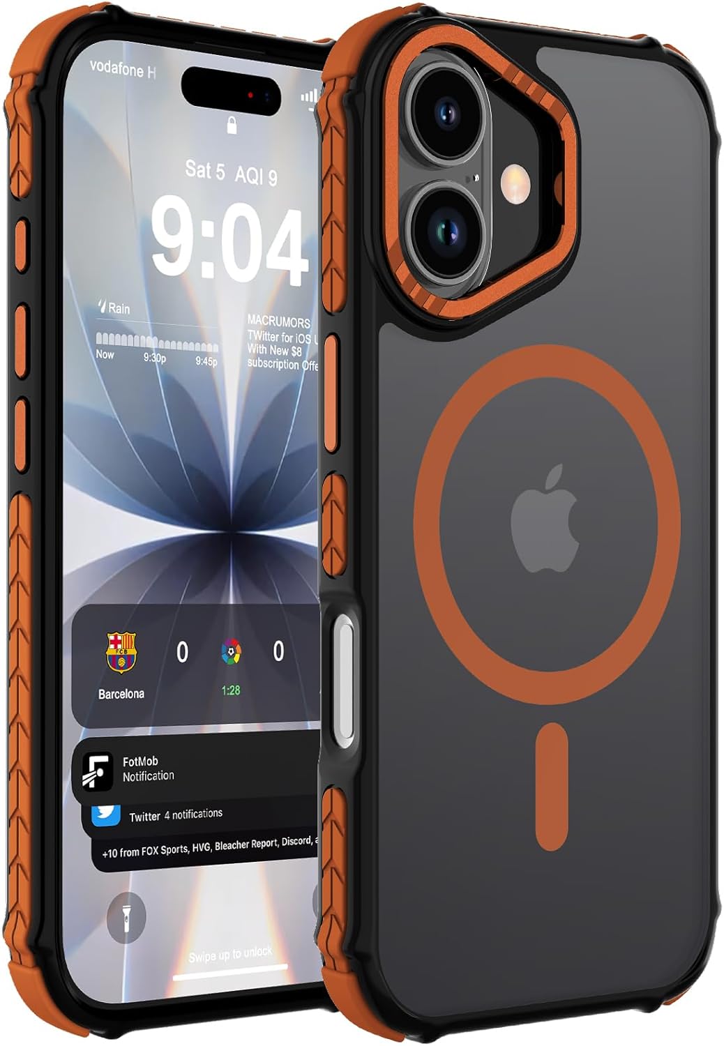 Detalle de DEERLAMN Strong Magnetic Case for iPhone 17 6.3-Inch