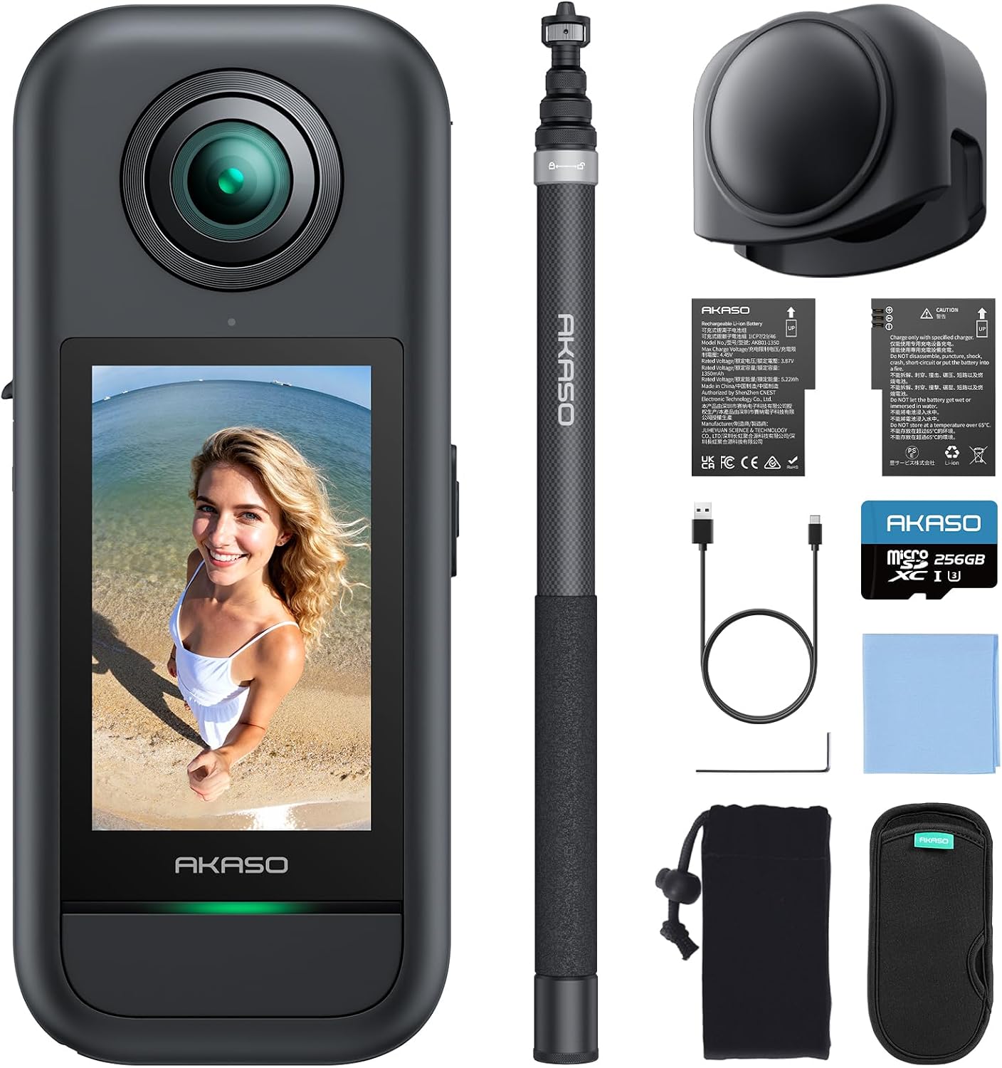Detalle de AKASO 360 Camera Drone View Combo 5.7K camera