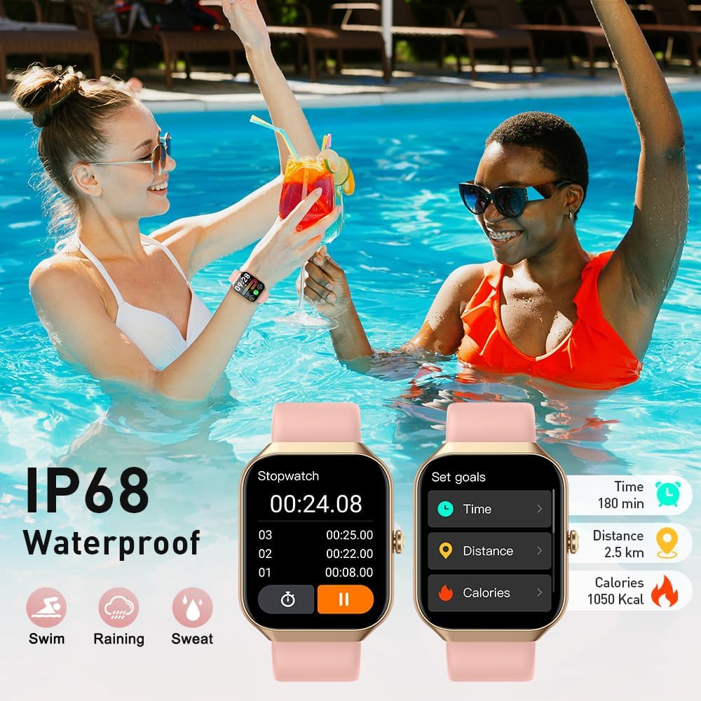 Thumbnail 6 de Smart Watch for Women and Men with 1.96" HD Display, Bluetooth Calling and Health Tracking