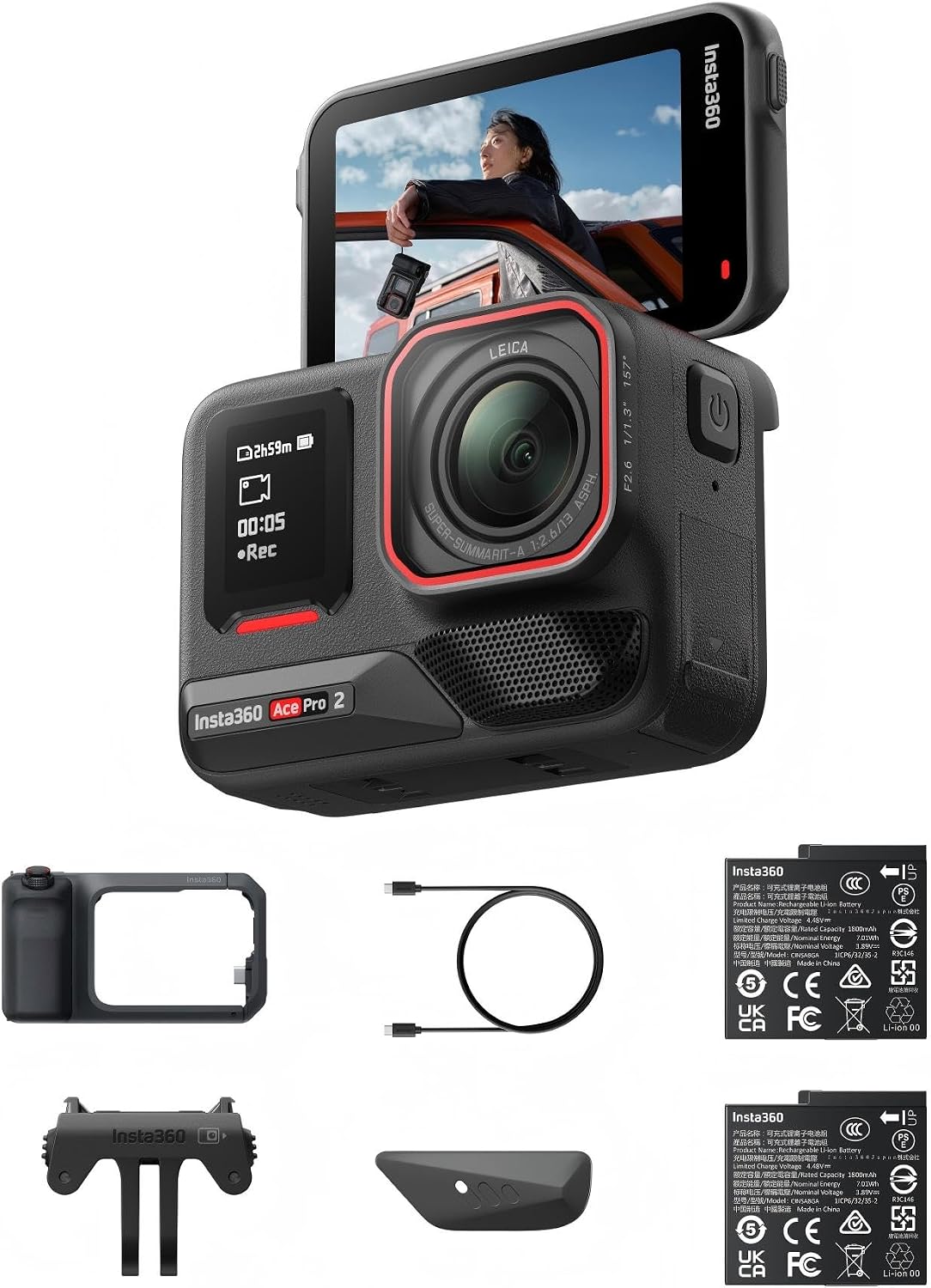 Detalle de Insta360 Ace Pro 2 8K Action-Cam