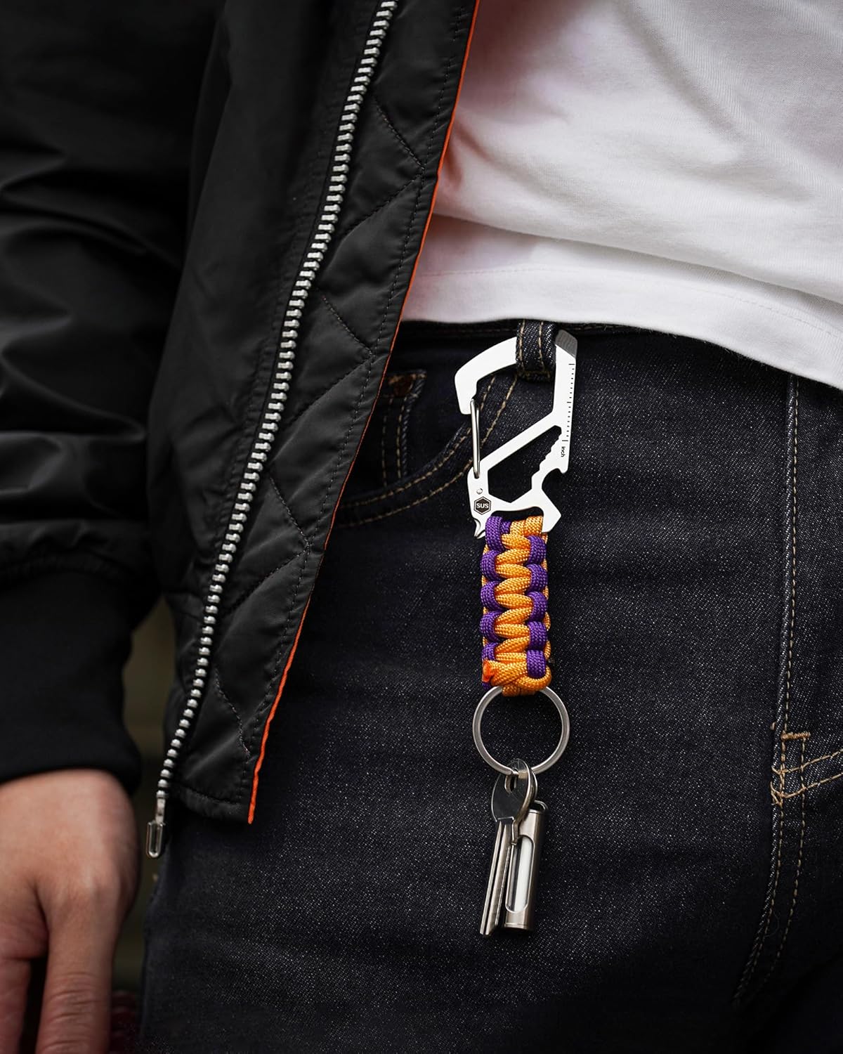 Thumbnail 1 de KeyUnity KC00 Paracord Keychain