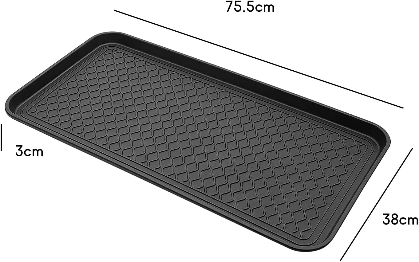 Detalle de TIMO SPORTS Apex Shoes Tray, Large Waterproof Plastic Floor Mat