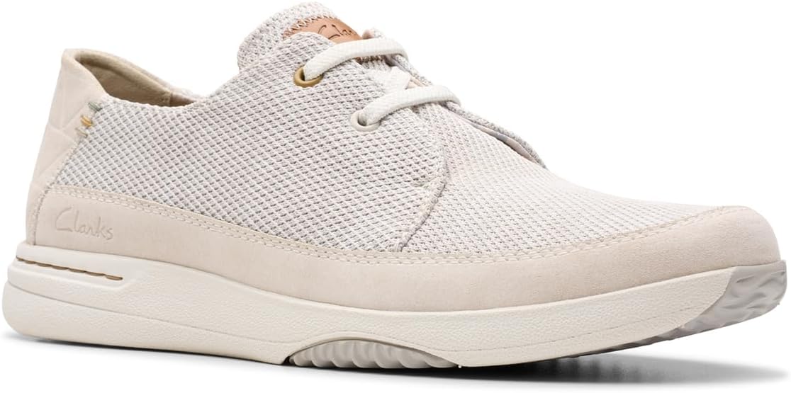 Thumbnail 2 de Clarks Easeway Lace Homme (baskets à lacets) — en blanc combiné