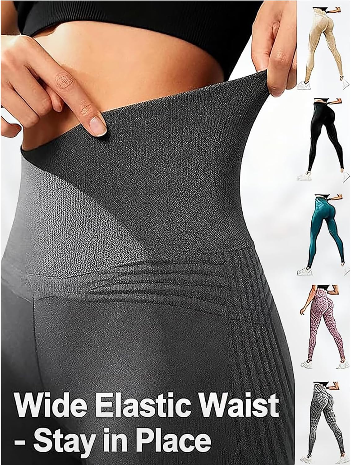 Thumbnail 2 de Solenao Leggings 3D Anticellulite Donna – Modellamento e Comfort ad Alta Vita