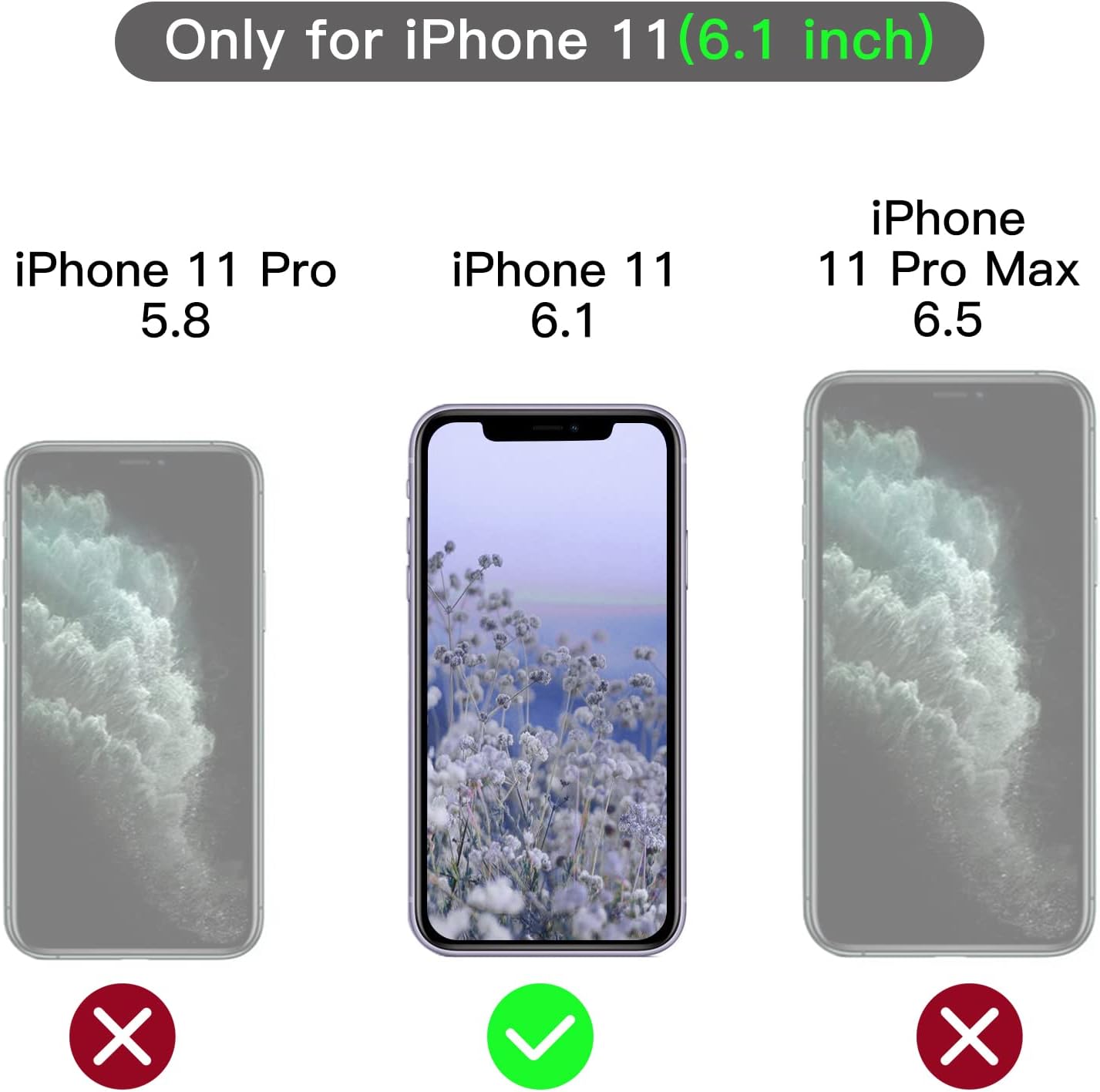 Thumbnail 6 de GOODVISH Funda silicona líquida iPhone 11 6,1