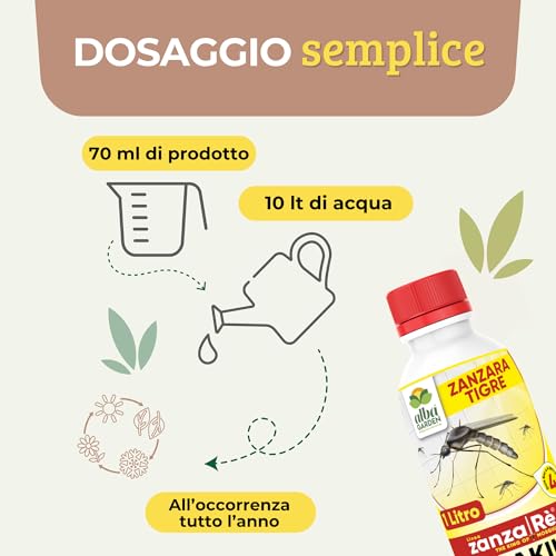 Thumbnail 2 de Albagarden Insetticida Antizanzare Giardino con Cipermetrina Concentrato 1 L | Protezione fino a 4 settimane