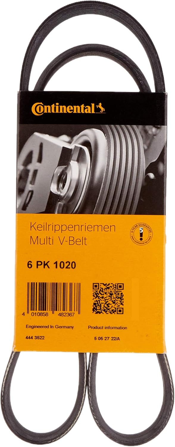 Detalle de Continental Contitech 6PK1020 – Courroie trapézoïdale à nervures