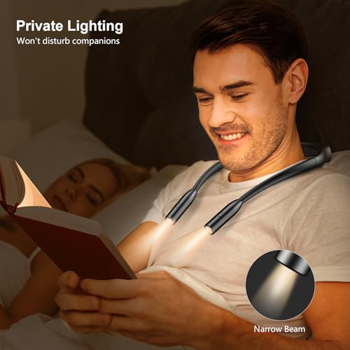 Detalle de Gritin Lampe de Lecture de Cou Rechargeable — Liseuse Lampe pour Lire au Lit