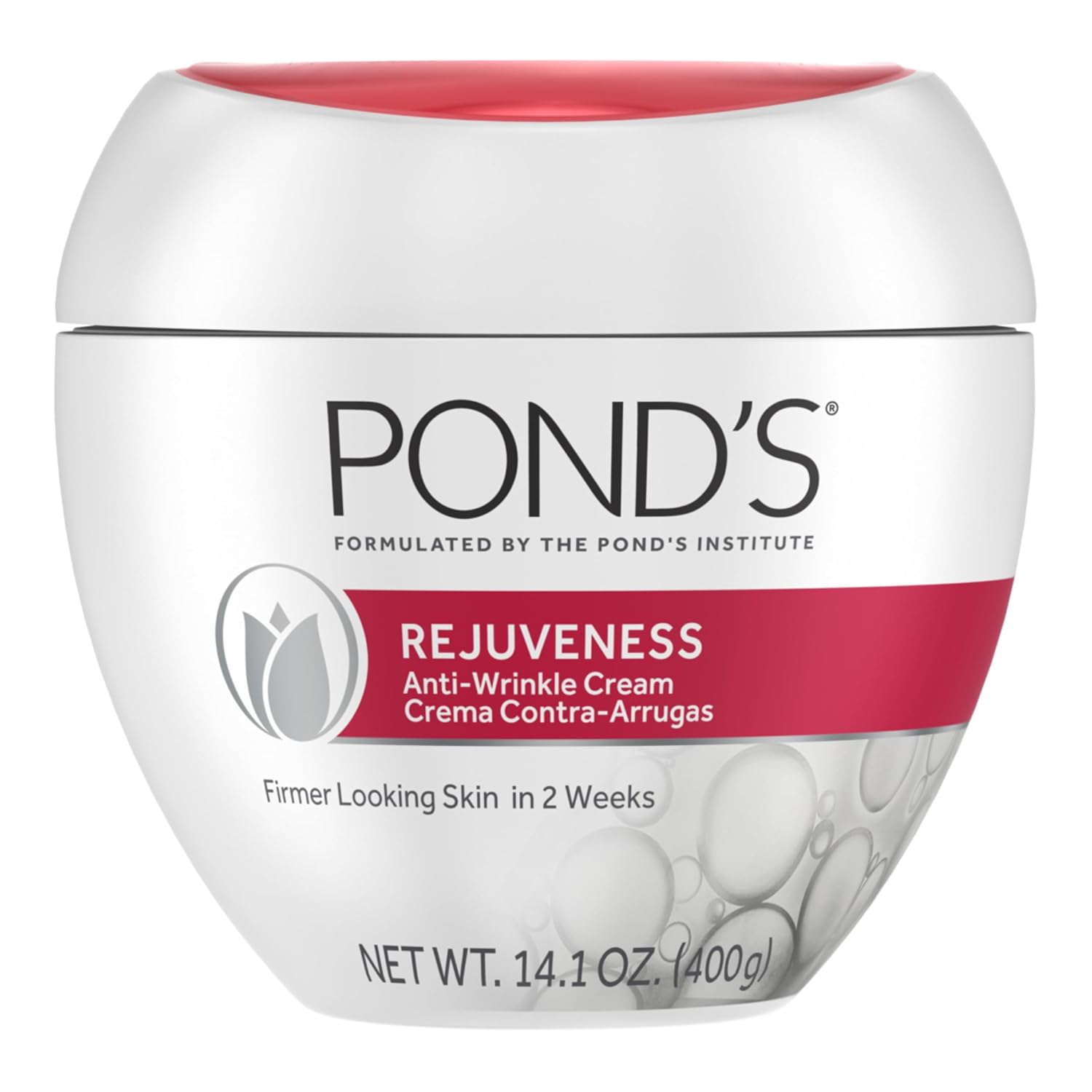 Detalle de POND’S 10305210172118 Rejuveness Face Cream, 14.1 oz with AHA, Vitamin E & Collagen