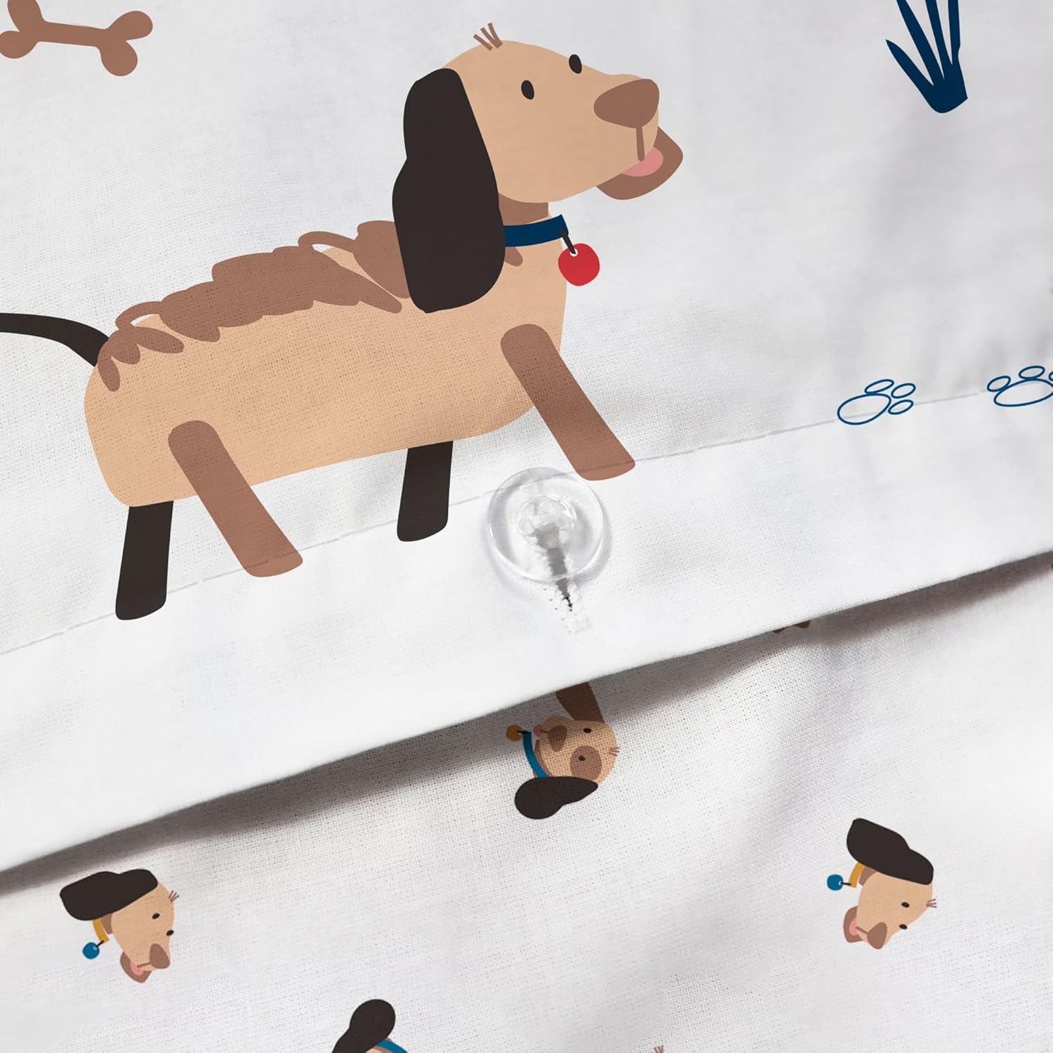 Thumbnail 5 de MATT & ROSE Parure de lit Garçon 140x200 cm WAF : housse + taie réversible en coton