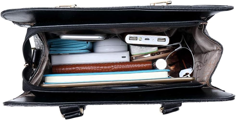 Detalle de PU leather handbag set 4 pieces