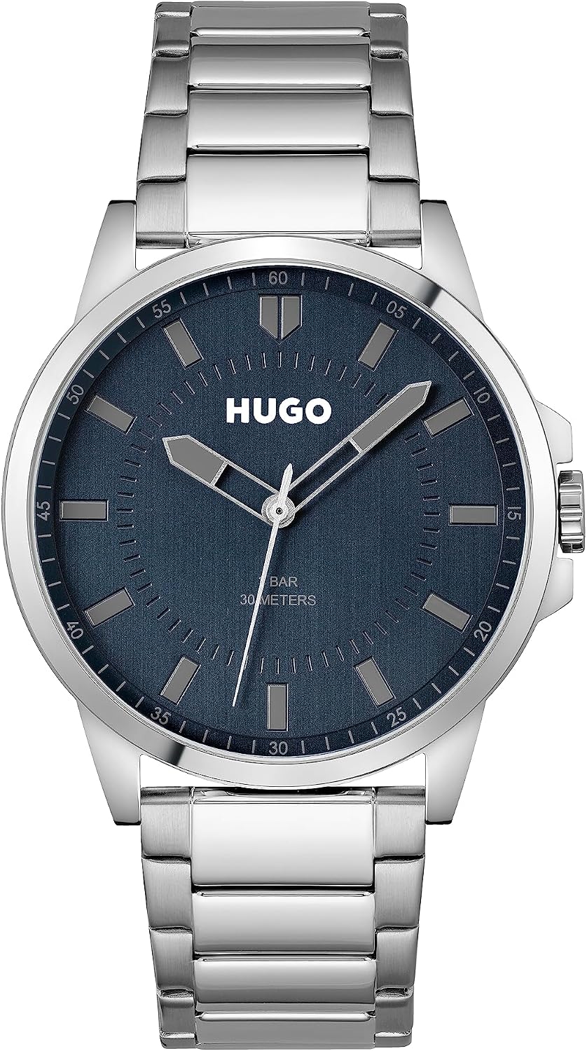 HUGO Analogue Quartz Watch for Men – Collection #First