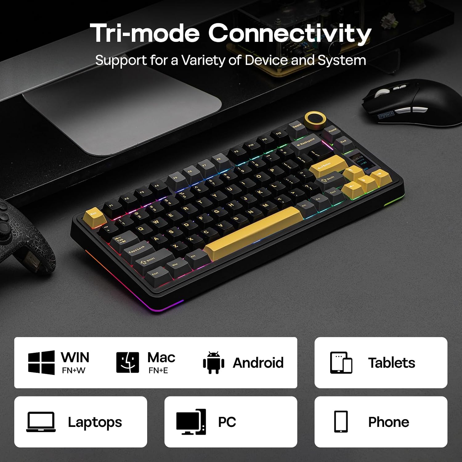 Thumbnail 5 de EPOMAKER X Aula EA75 MAX Wireless Keyboard