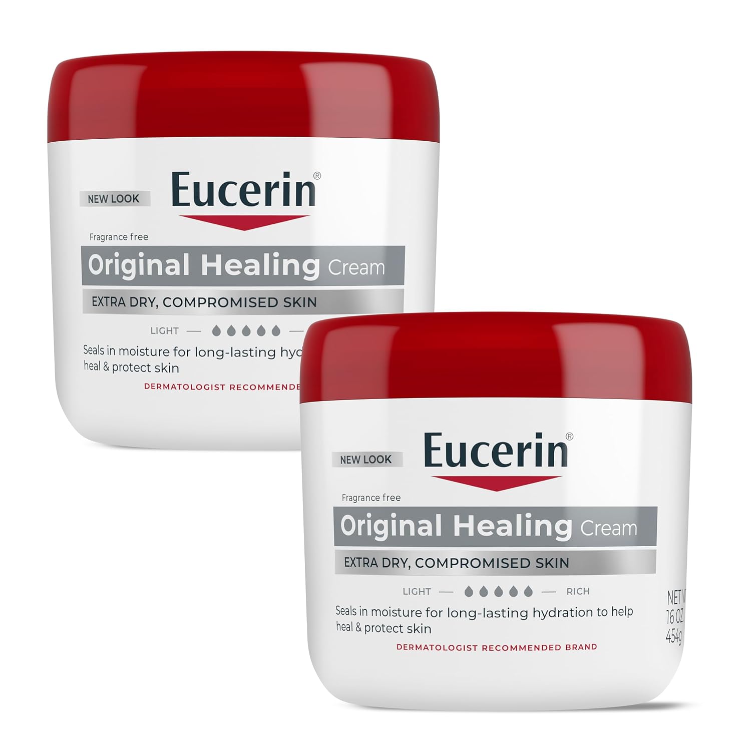 Detalle de Eucerin Original Healing Cream 16 oz Jar