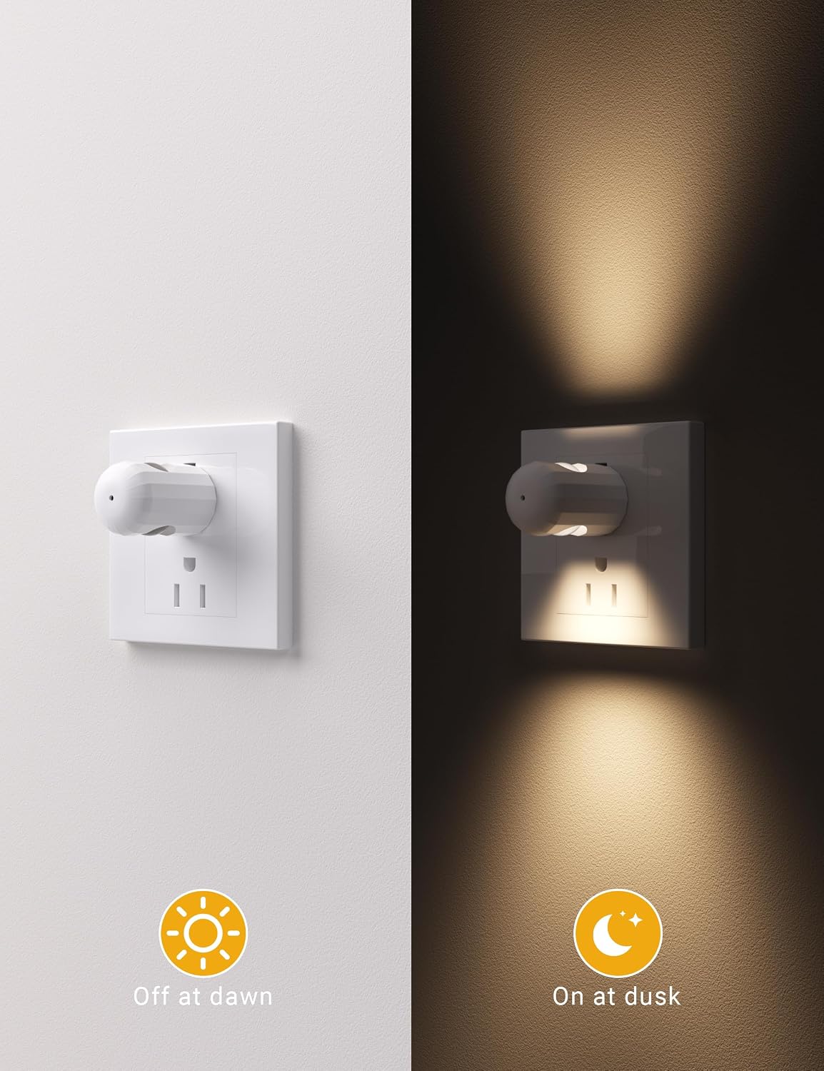 Detalle 2 de SETEN Plug-In Night Lights, 6-Pack