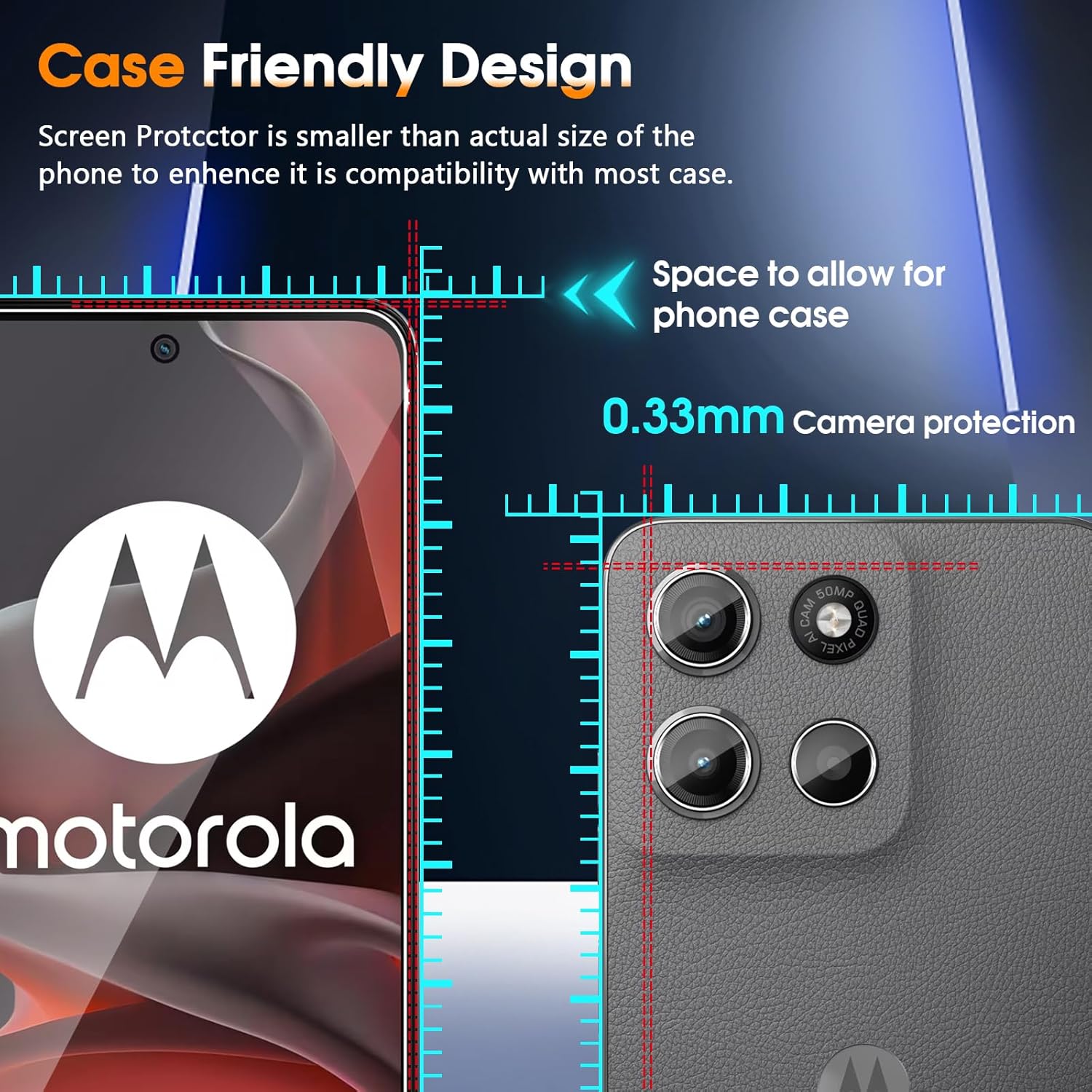 Thumbnail 6 de Locofun Displayschutzset für Motorola Moto G15 – 9H Panzerfolie + Kameraschutz (2+2 Stück)