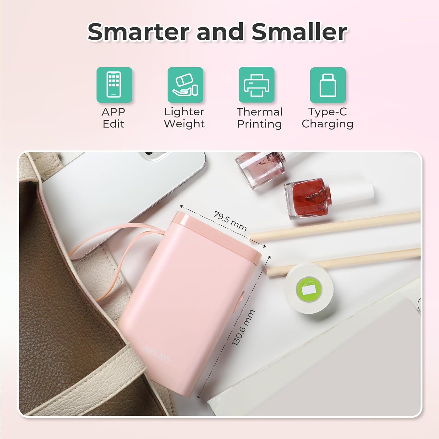 Thumbnail 3 de Nelko P21 Etichettatrice Bluetooth: etichette adesive portatili per casa e ufficio