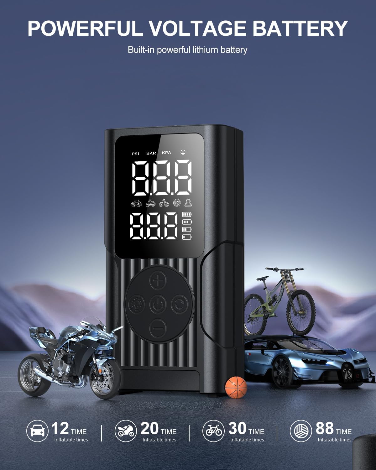 Thumbnail 3 de Hafuloky Portable Air Compressor 150 PSI