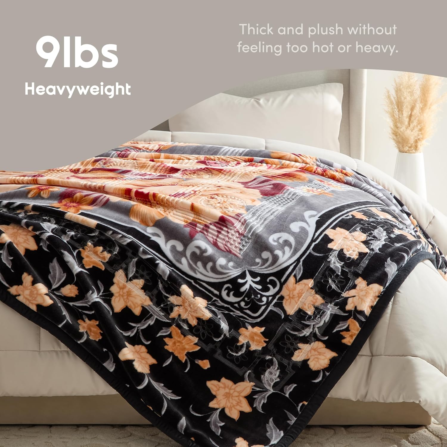 Thumbnail 3 de Nestl Korean Mink Blanket Queen Size (79 x 94) — 9 Lbs Velvet Fleece, 2-Ply Warm & Thick