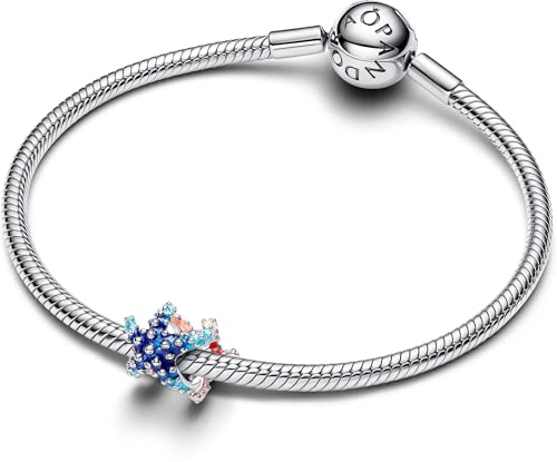 Thumbnail 2 de PANDORA Moments Seestern Mini-Charm aus Sterling Silber (793817C01) – Farbenfrohe Meereszene