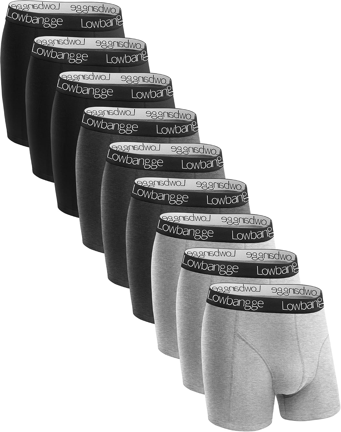 Thumbnail 5 de Lowbangge Boxershorts Herren 9er Pack 3D-Schnitt