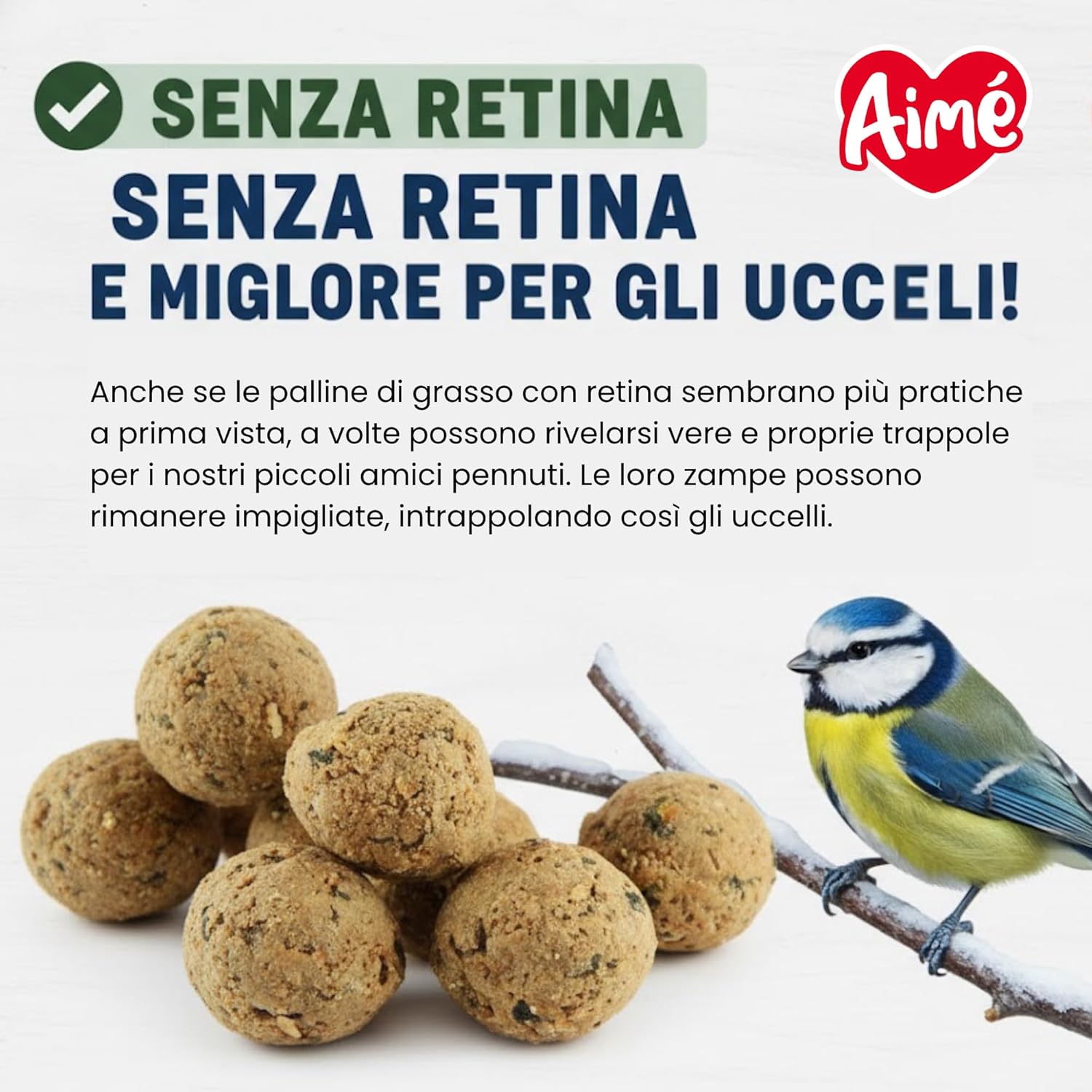 Detalle de AIME Eco Box - Palline di grasso x 30