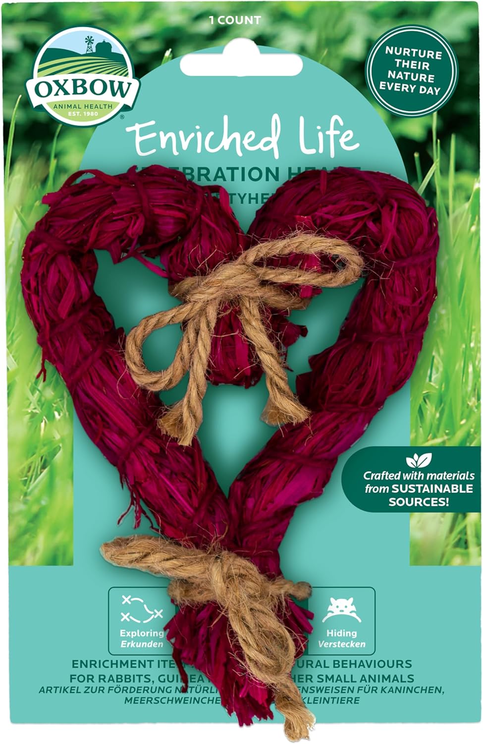 Thumbnail 6 de Oxbow Enriched Life Scatola da Scavo a Tema Giardino – Giocattoli per Conigli, Porcellini d'India e Criceti