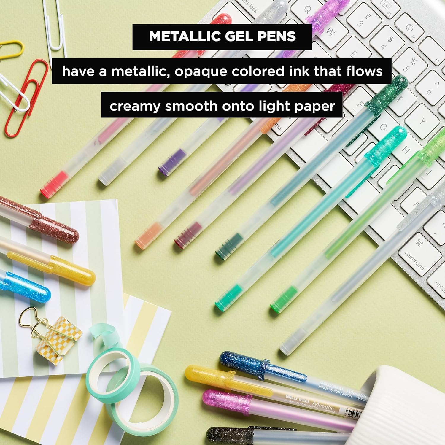 Thumbnail 3 de SAKURA Gelly Roll Metallic 10-Pack gel pens 🖊️