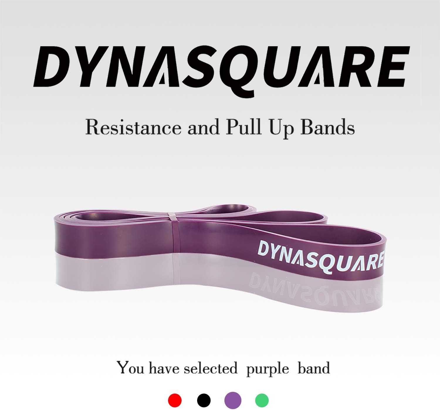Detalle 2 de DYNASQUARE Resistance Bands, 4-Pack with Four Resistance Levels