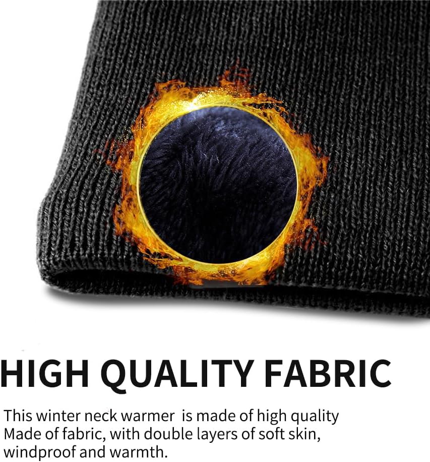 Detalle 2 de HGDGears Winter Neck Warmer Thermal scarf for cycling 🧣