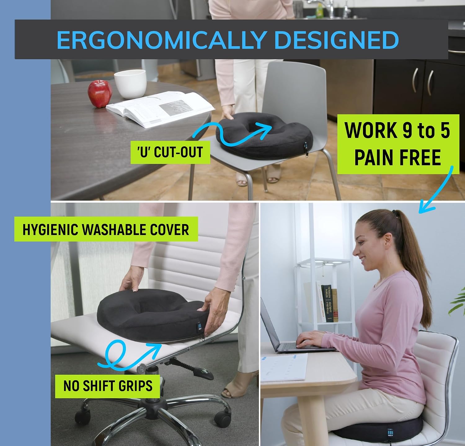 Detalle de Donut Cushion for Coccyx Pain โ Ring Pillow ๐