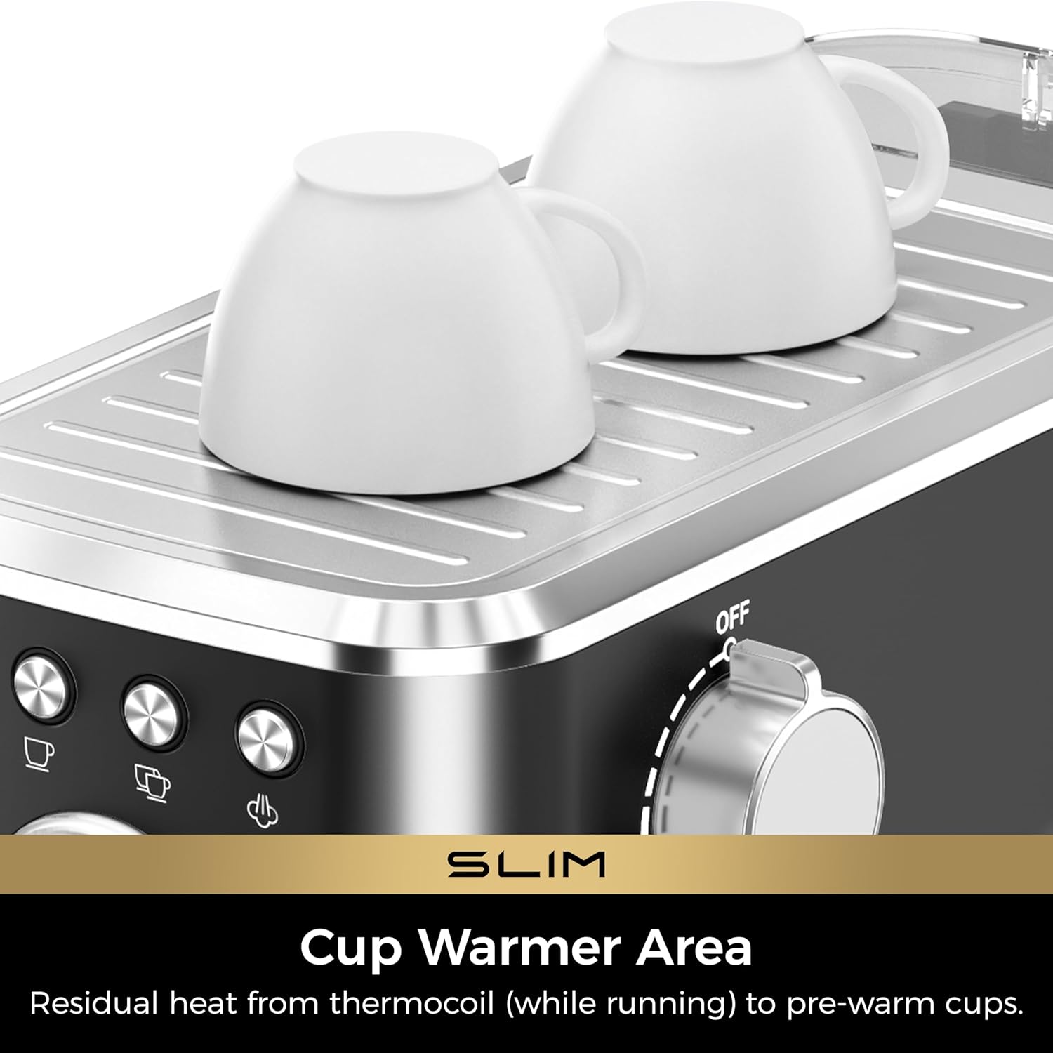 Thumbnail 5 de CHULUX Slim Espresso Machine 20 Bar