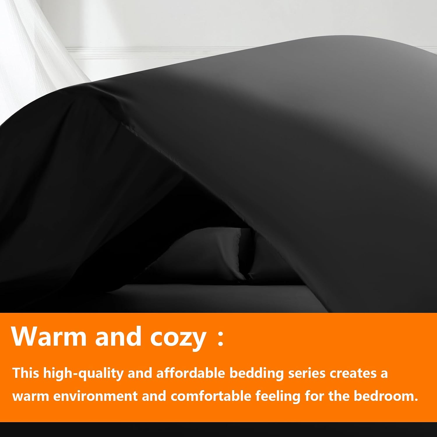 Thumbnail 1 de TAIMIT Full Size Comforter Set (7-Piece) — Bed in a Bag with Reversible Quilted Comforter, Dark Grey
