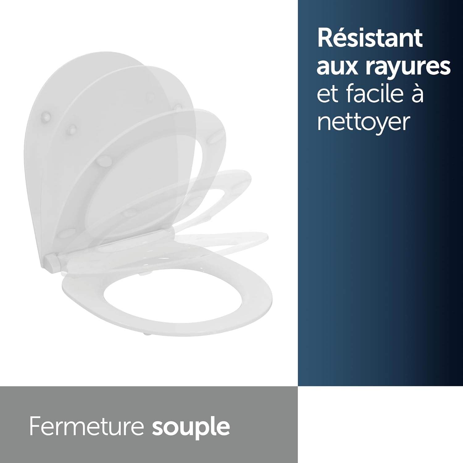Thumbnail 6 de Ideal Standard Tirso Abattant de toilette universel avec fermeture amortie, blanc, 365x425x50 mm