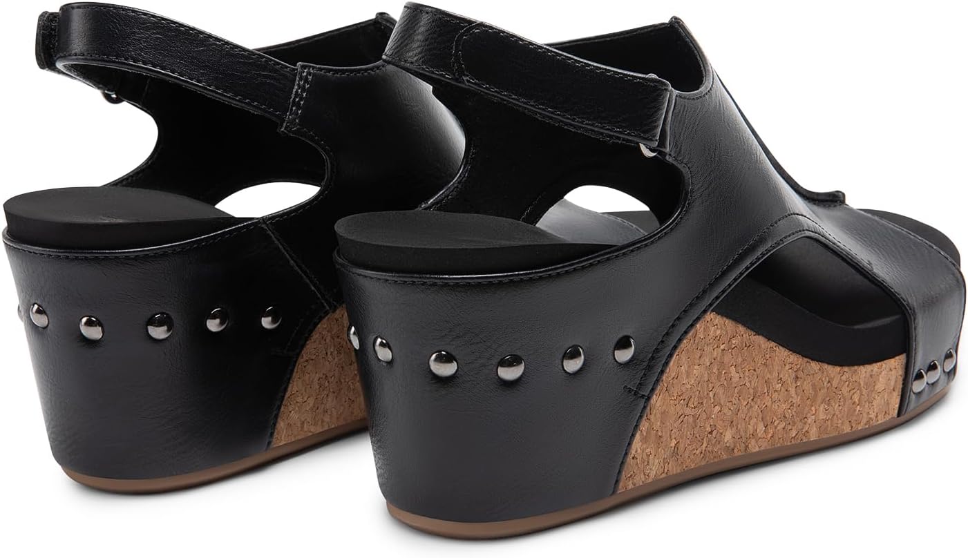 Thumbnail 5 de DREAM PAIRS Women's Platform Wedge Sandals — Comfortable Peep-Toe Cork Sandals for All-Day Wear