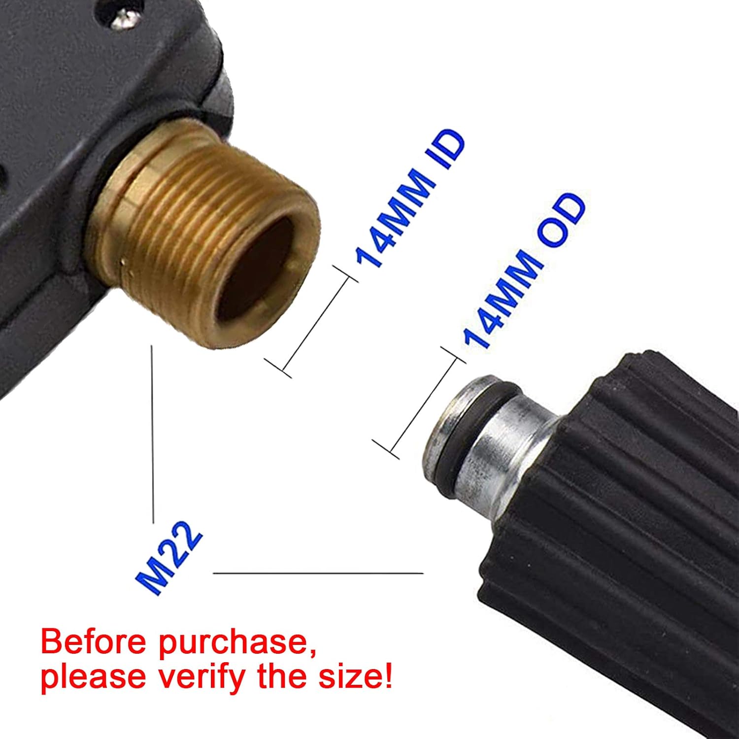 Thumbnail 2 de Stone Banks Pistola a Spruzzo per Idropulitrice con 5 Ugelli e Attacco Rapido 1/4" – Robustezza e Versatilità per Auto e Cortile
