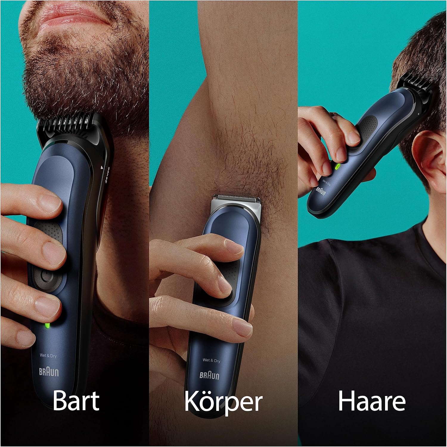 Detalle de Braun MGK7410 All‑In‑One Trimmer 100 Min Akku