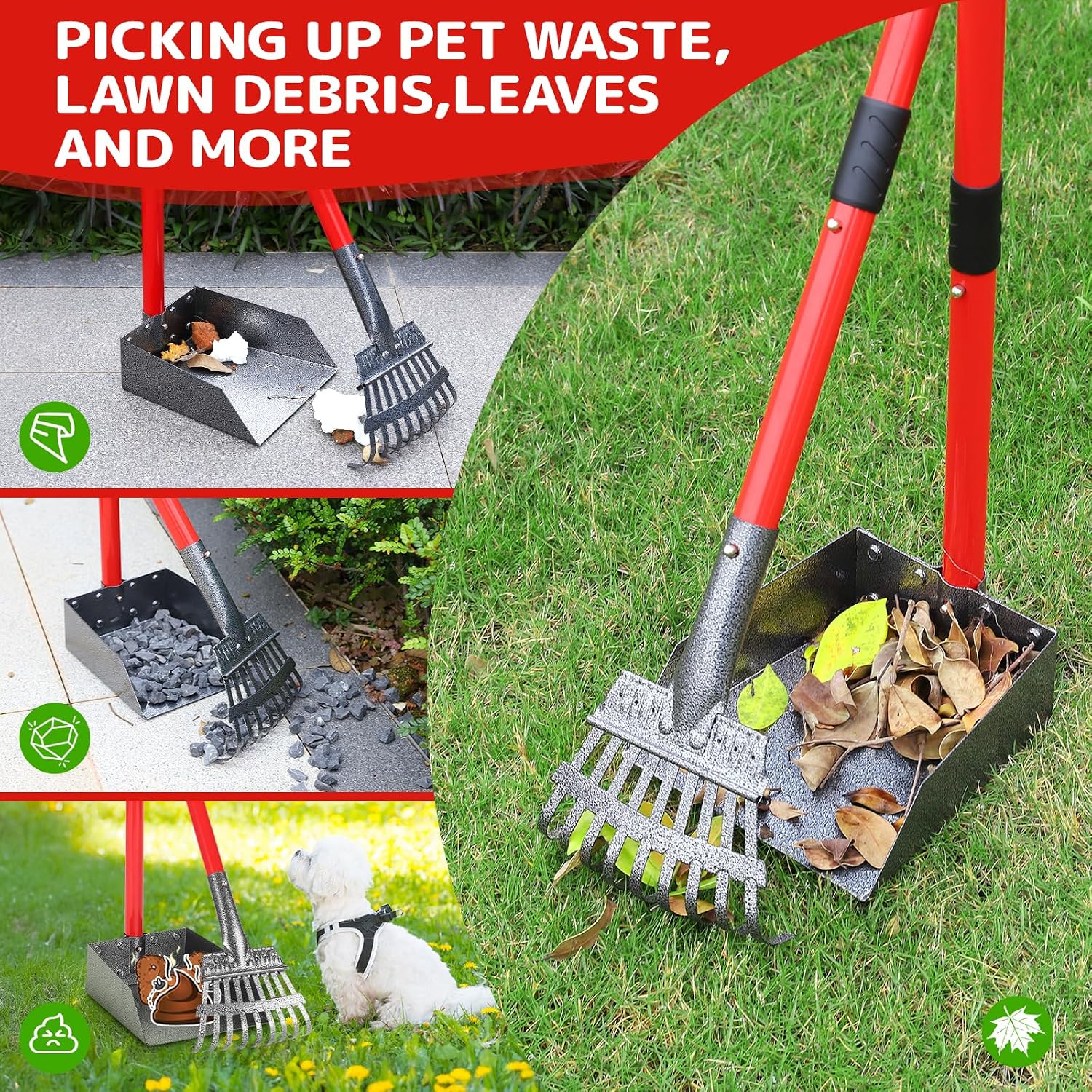 Detalle de Ormalla dog poop scooper up to 38in tray