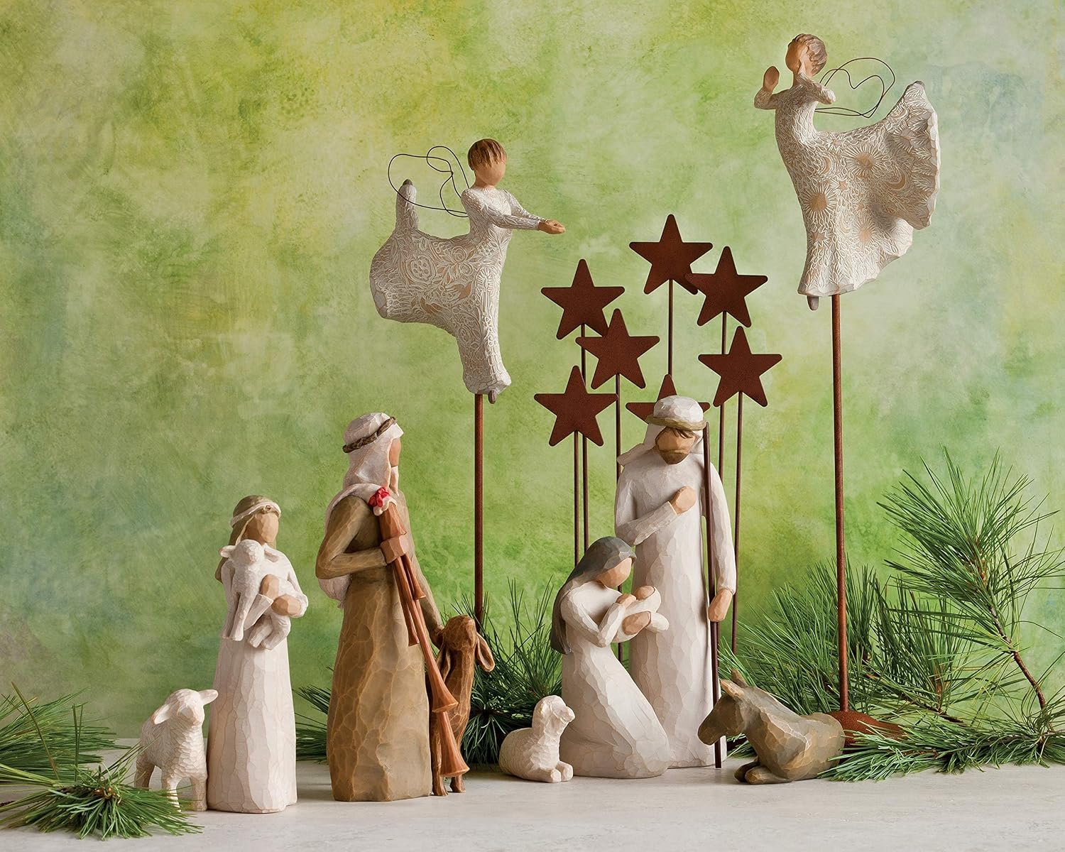 Detalle de Willow Tree Zampognaro Shepherd Figurine by Susan Lordi