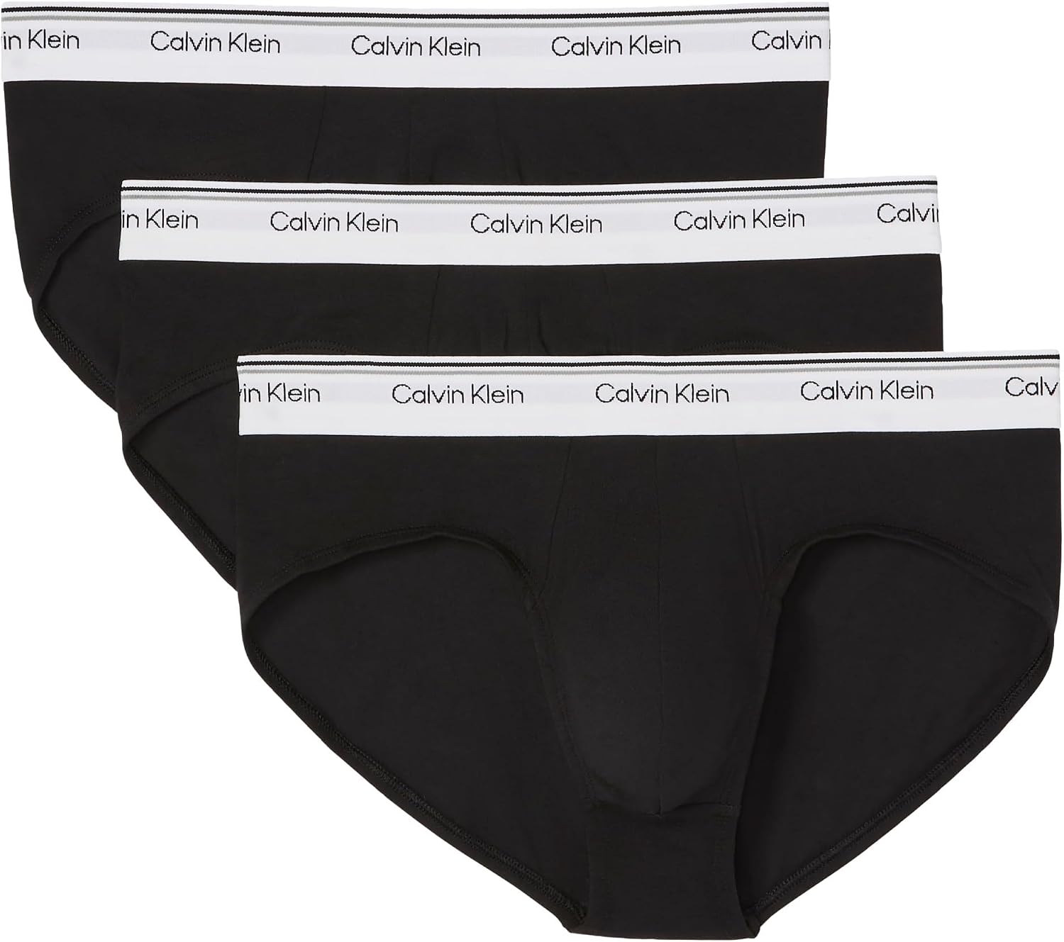 Thumbnail 5 de Calvin Klein Men’s 3 Pack Balance Hipster Briefs with Logo Waistband