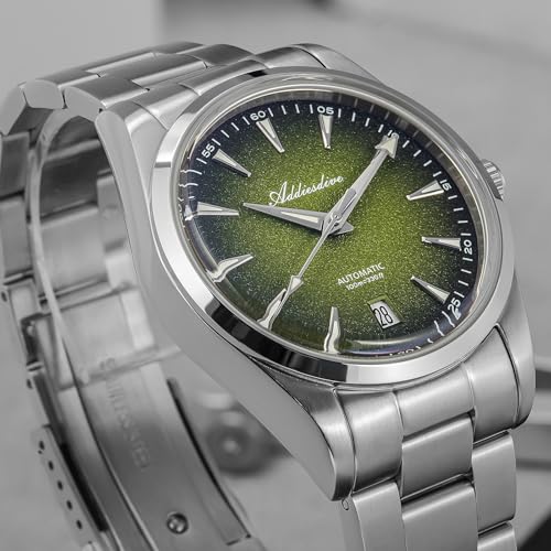 Detalle de ADDIESDIVE AD2094 NH35A: reloj mecánico automático para hombre 39 mm, luminiscente BGW9 y 100 m de resistencia
