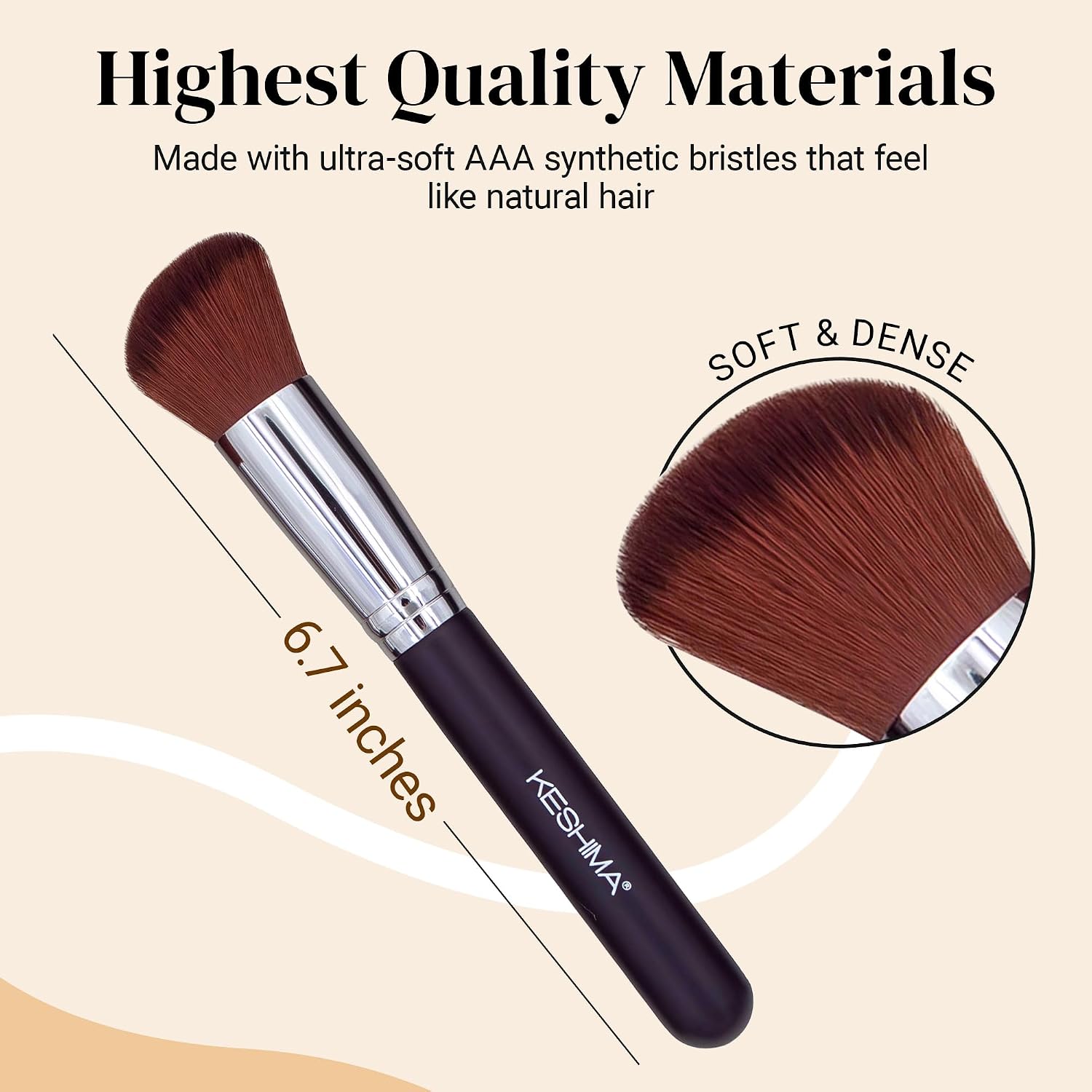 Detalle 2 de Keshima Angled Blush Brush