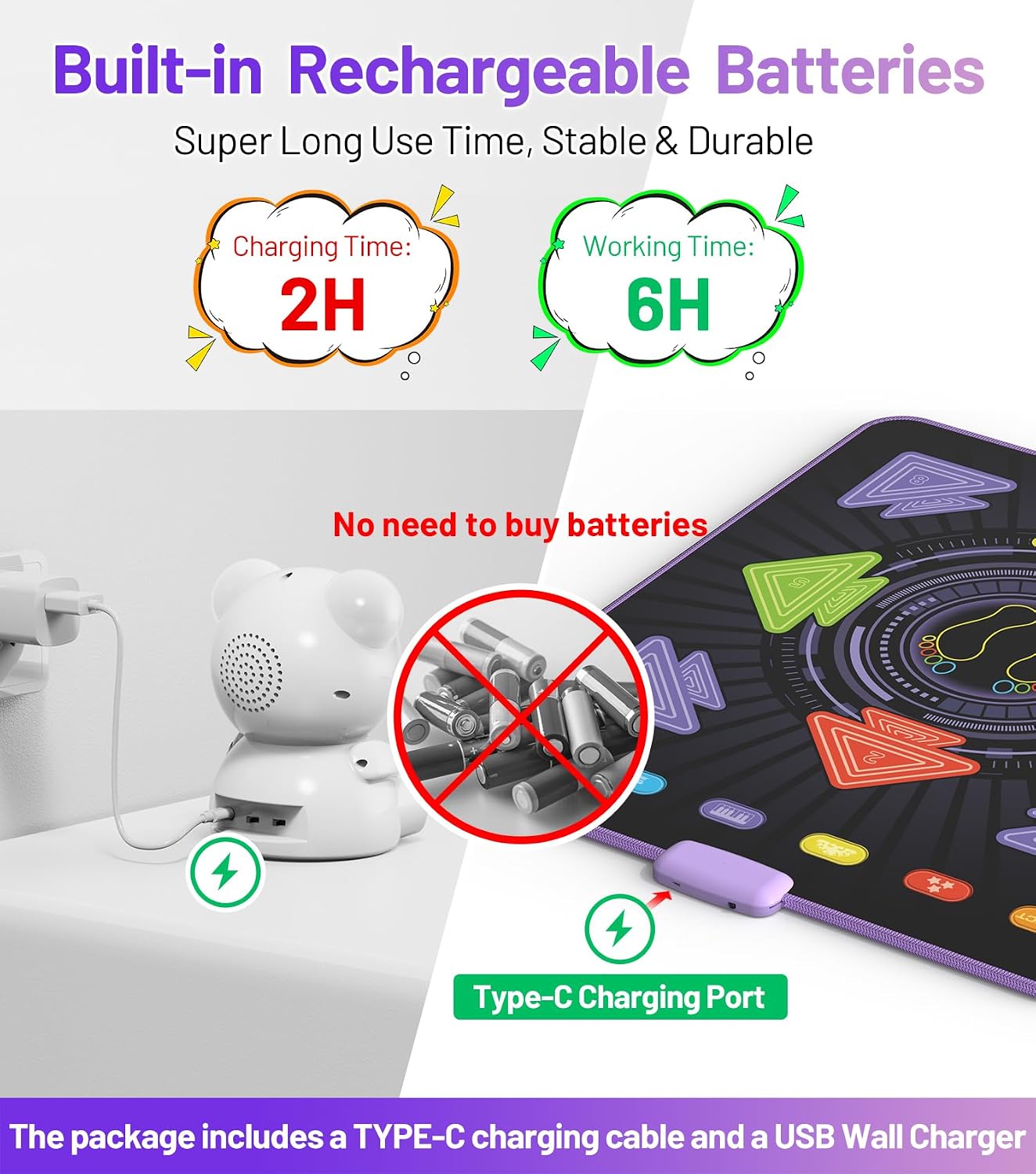 Thumbnail 1 de Kids’ dance mat with Bluetooth