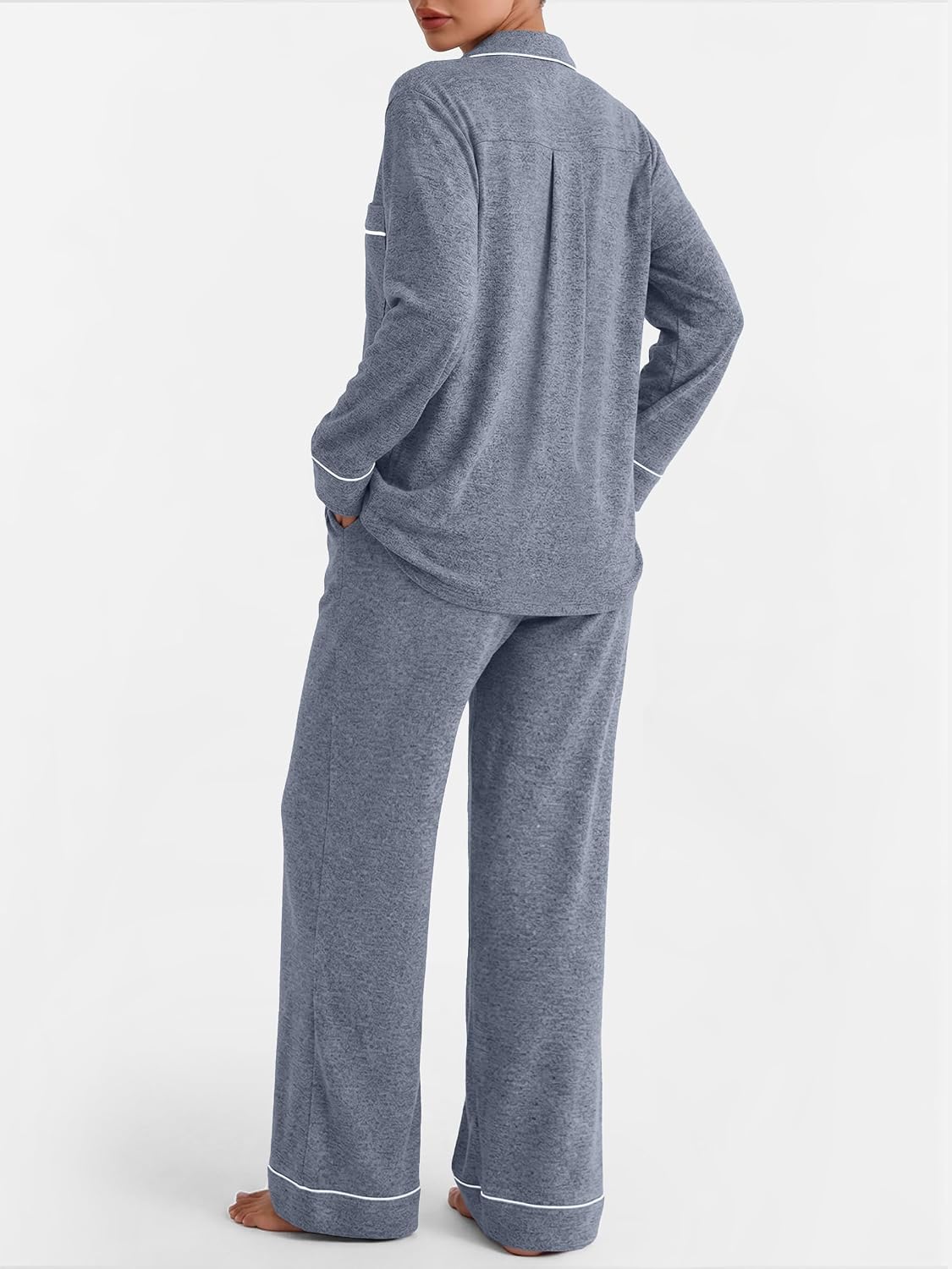 Thumbnail 4 de LILLUSORY Women's Long Sleeve Pajama Set — Drawstring Pants