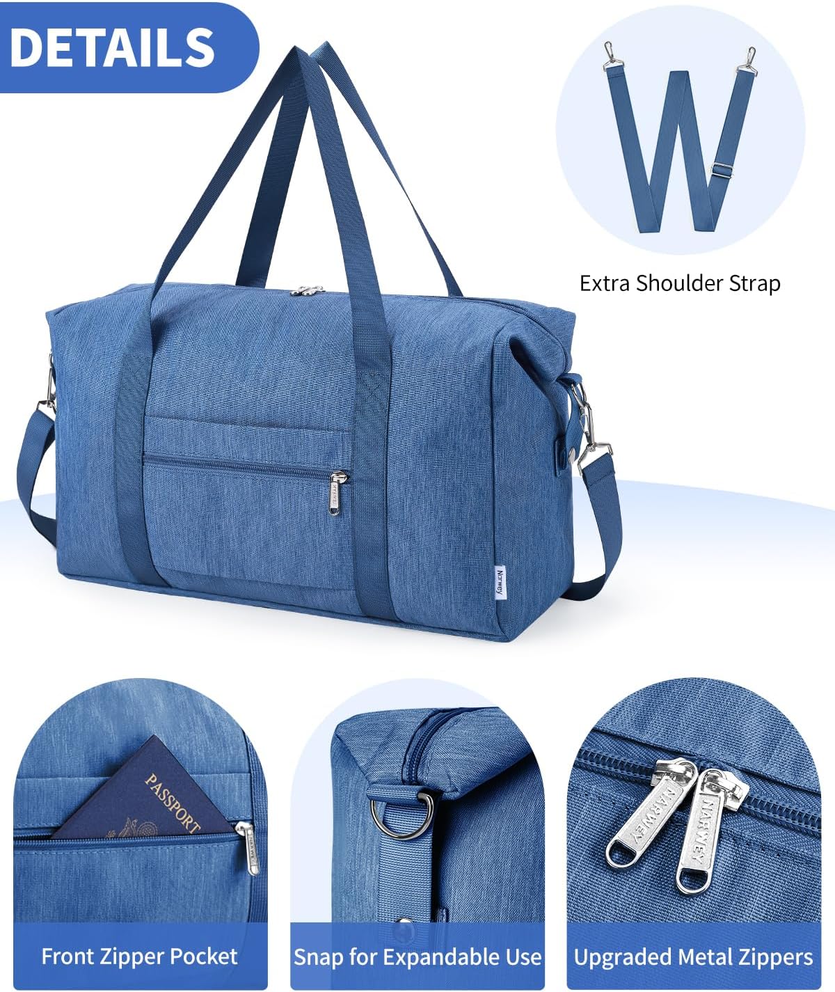 Thumbnail 3 de Narwey Cabin Bag 25L for Easyjet 45x36x20