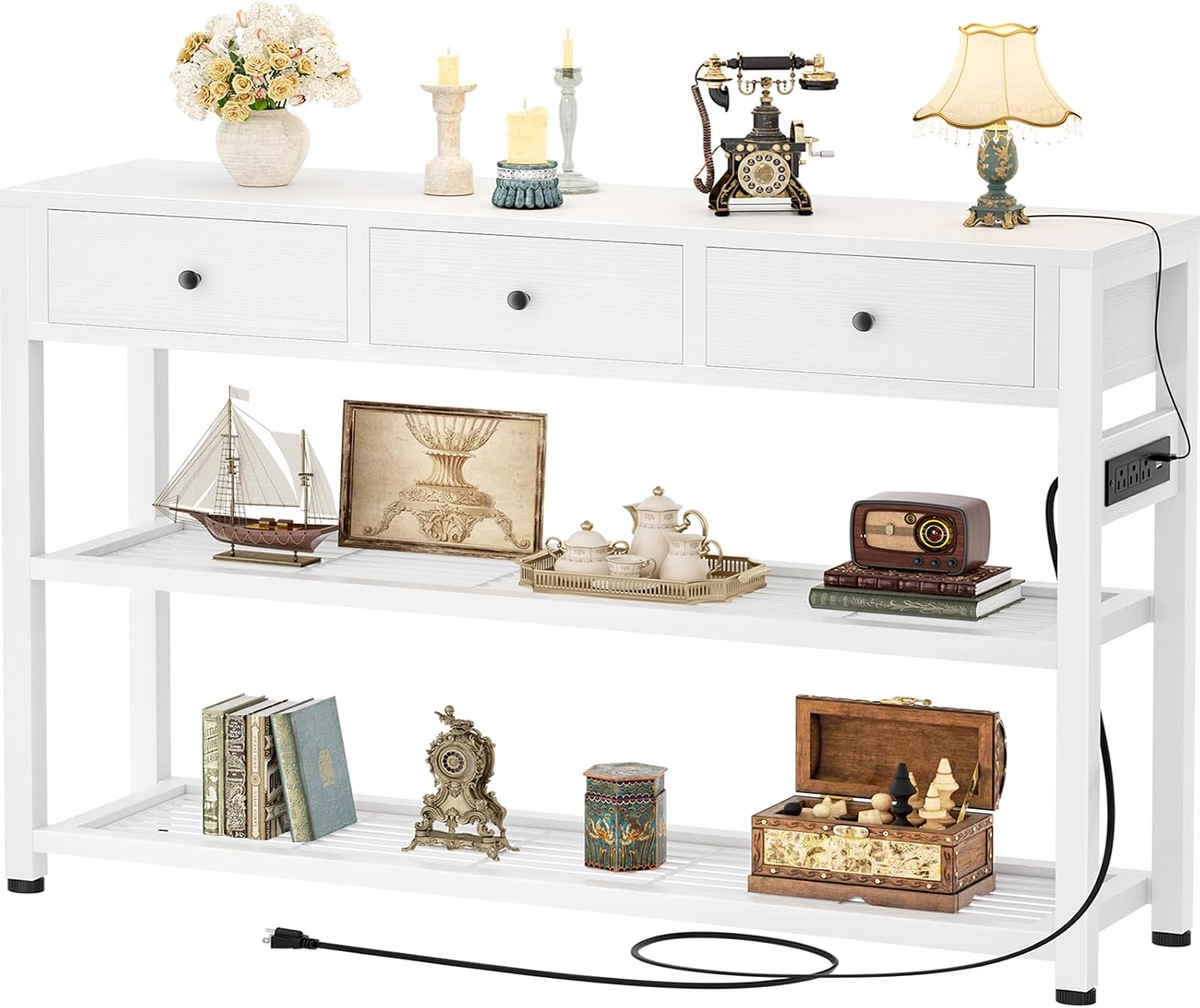 Detalle de Ecoprsio Console Table, 47-Inch