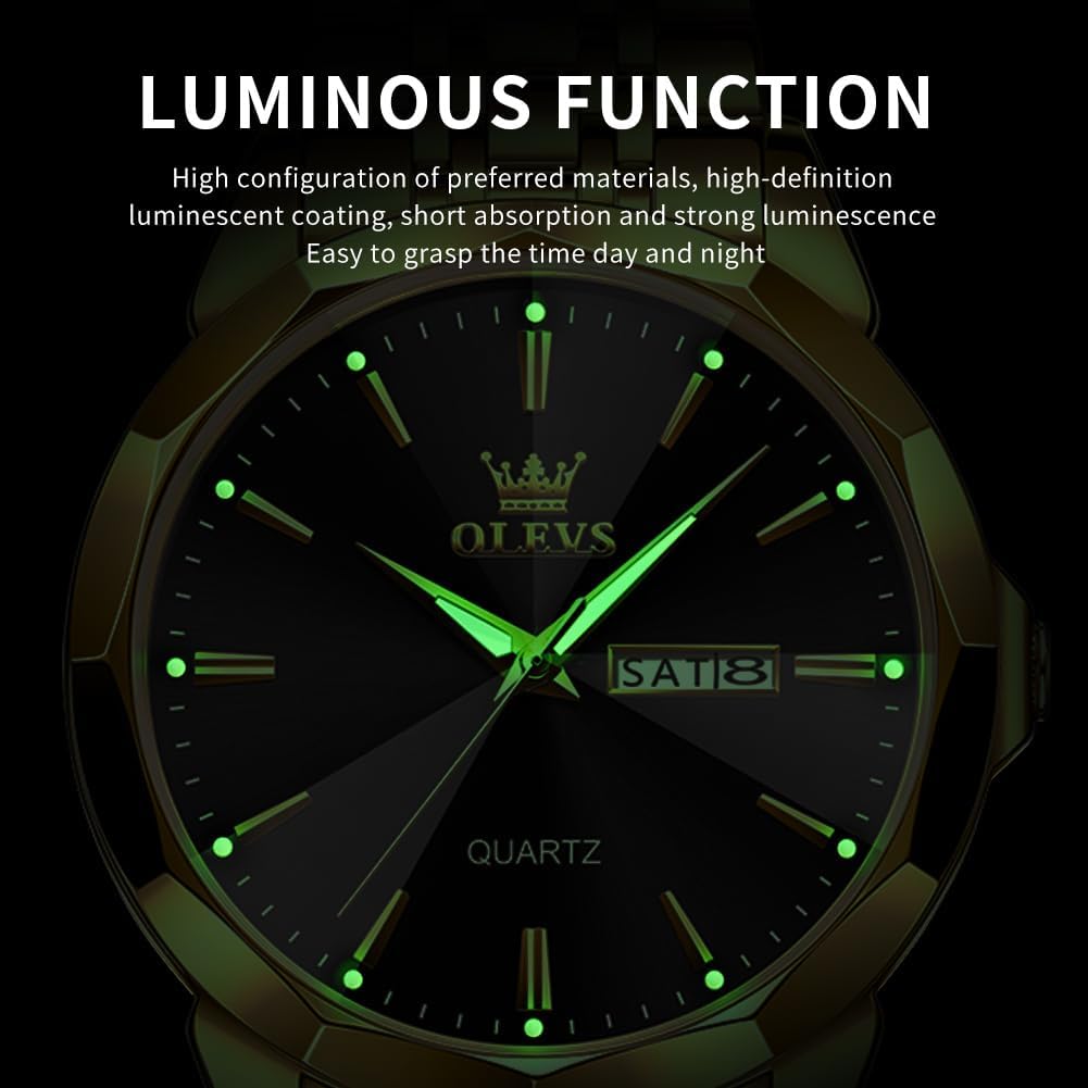 Detalle 2 de OLEVS Men Diamond Business Watch 30m